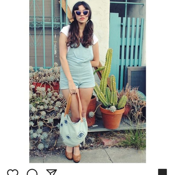 Lykke Wullf Fitted Short Overalls Romper - Small - Picture 7 of 8